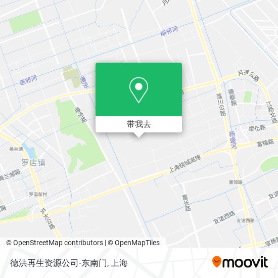 德洪再生资源公司-东南门地图