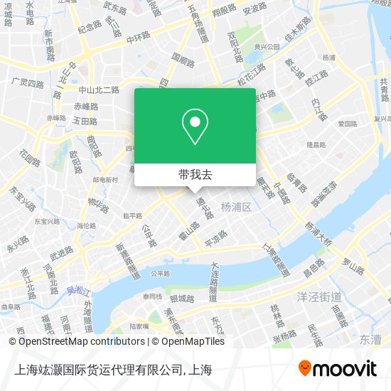 上海竑灏国际货运代理有限公司地图