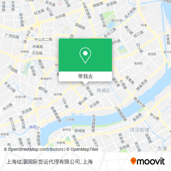 上海竑灏国际货运代理有限公司地图