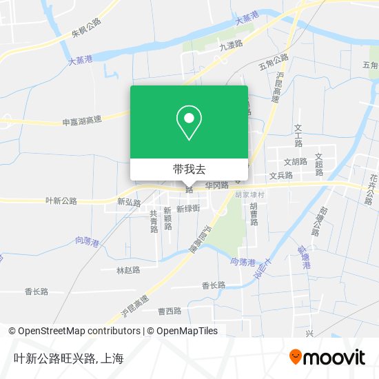 叶新公路旺兴路地图