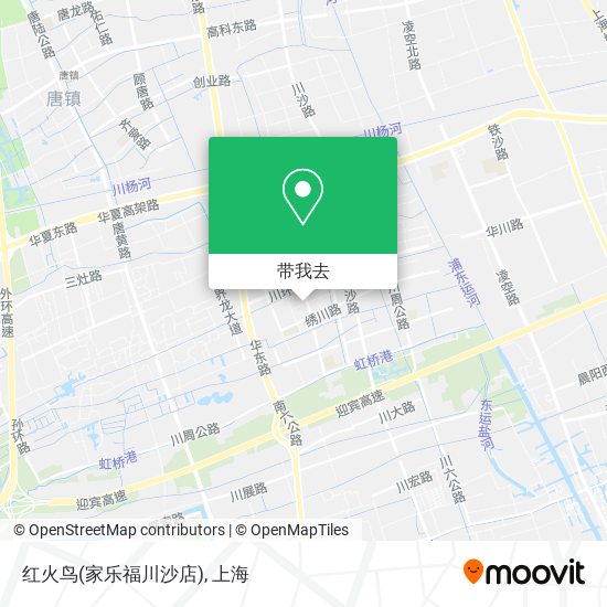 红火鸟(家乐福川沙店)地图