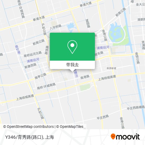 Y346/育秀路(路口)地图