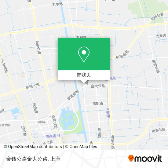 金钱公路金大公路地图