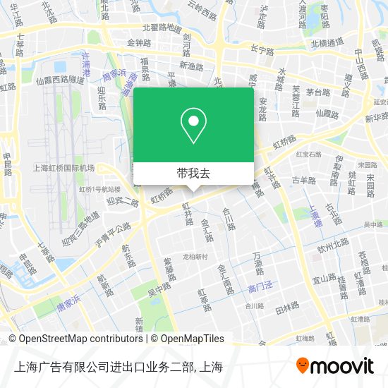 上海广告有限公司进出口业务二部地图