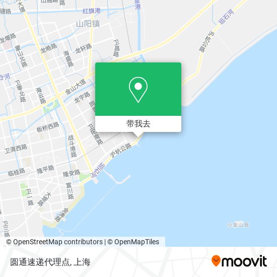 圆通速递代理点地图