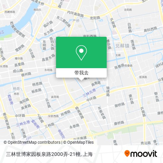三林世博家园板泉路2000弄-21幢地图