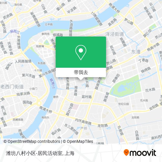 潍坊八村小区-居民活动室地图