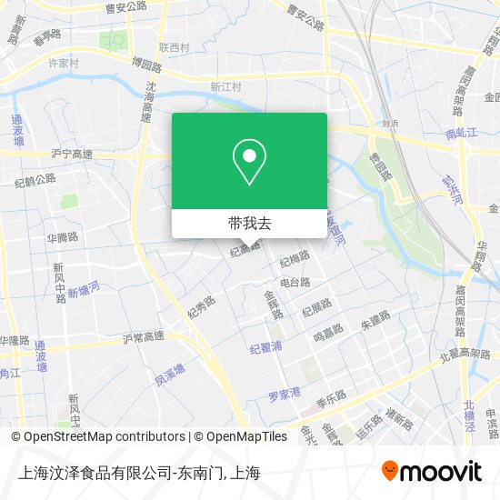上海汶泽食品有限公司-东南门地图