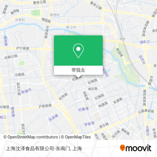 上海汶泽食品有限公司-东南门地图