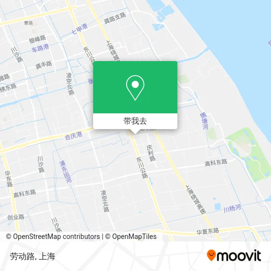 劳动路地图
