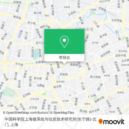 中国科学院上海微系统与信息技术研究所(长宁路)-北门地图