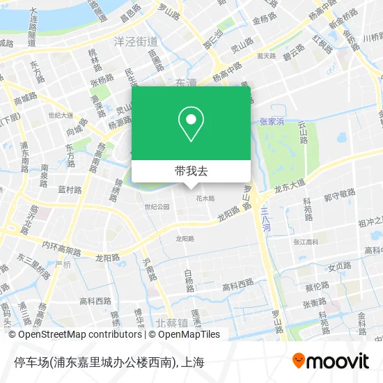 停车场(浦东嘉里城办公楼西南)地图