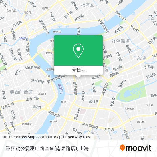 重庆鸡公煲巫山烤全鱼(南泉路店)地图
