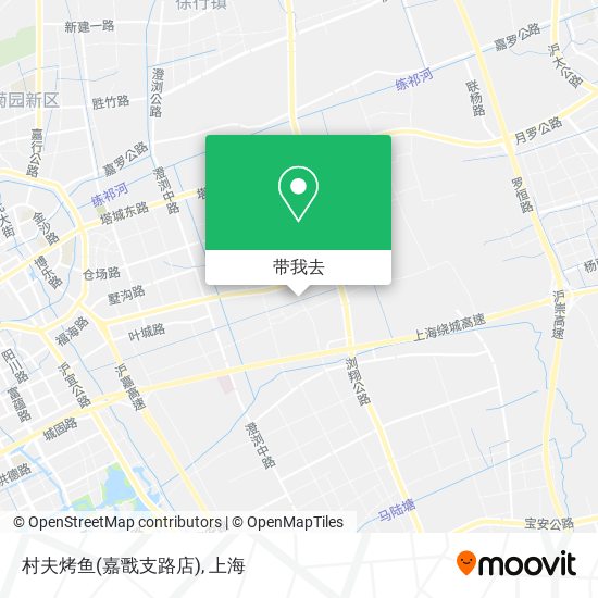 村夫烤鱼(嘉戬支路店)地图