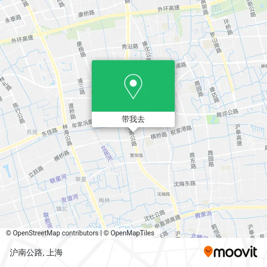 沪南公路地图