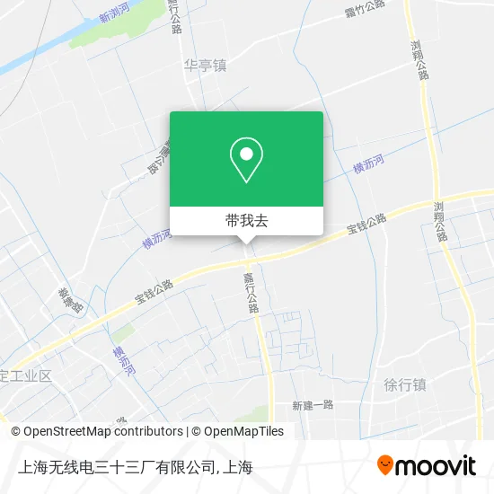 上海无线电三十三厂有限公司地图