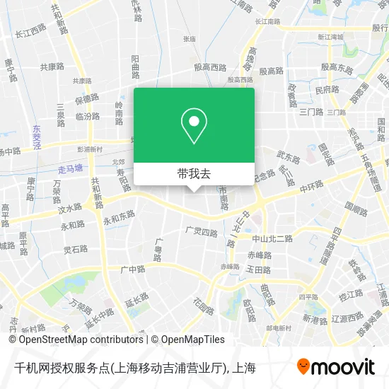 千机网授权服务点(上海移动吉浦营业厅)地图