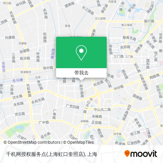 千机网授权服务点(上海虹口奎照店)地图