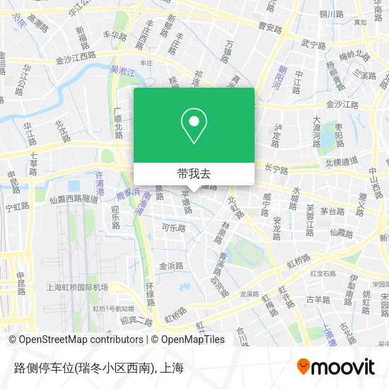 路侧停车位(瑞冬小区西南)地图