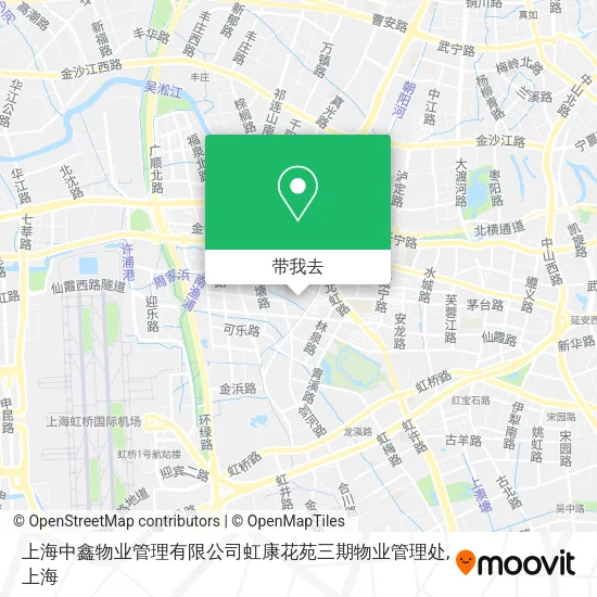 上海中鑫物业管理有限公司虹康花苑三期物业管理处地图