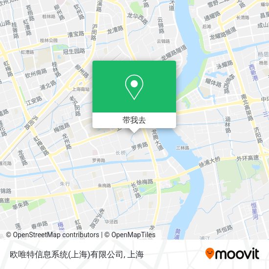 欧唯特信息系统(上海)有限公司地图
