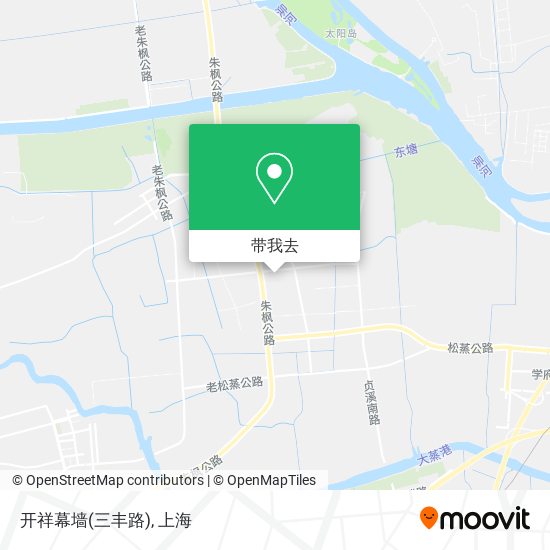 开祥幕墙(三丰路)地图