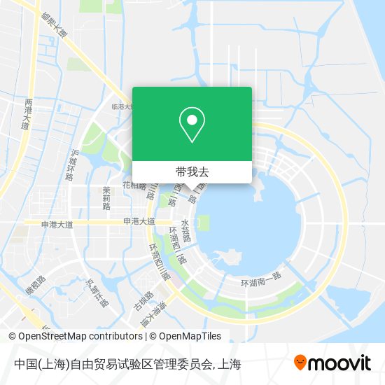 中国(上海)自由贸易试验区管理委员会地图
