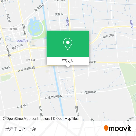 张弄中心路地图
