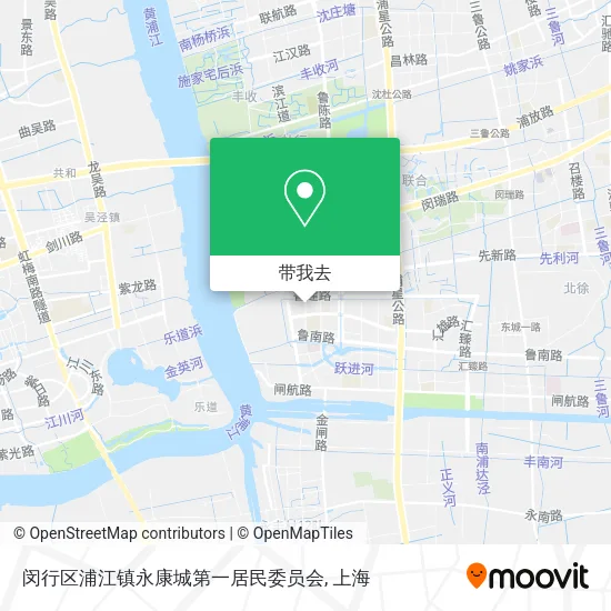闵行区浦江镇永康城第一居民委员会地图