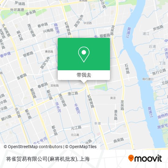 将雀贸易有限公司(麻将机批发)地图