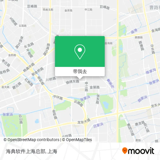海典软件上海总部地图