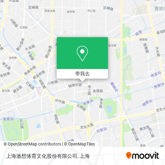 上海激想体育文化股份有限公司地图