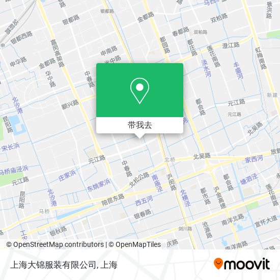 上海大锦服装有限公司地图