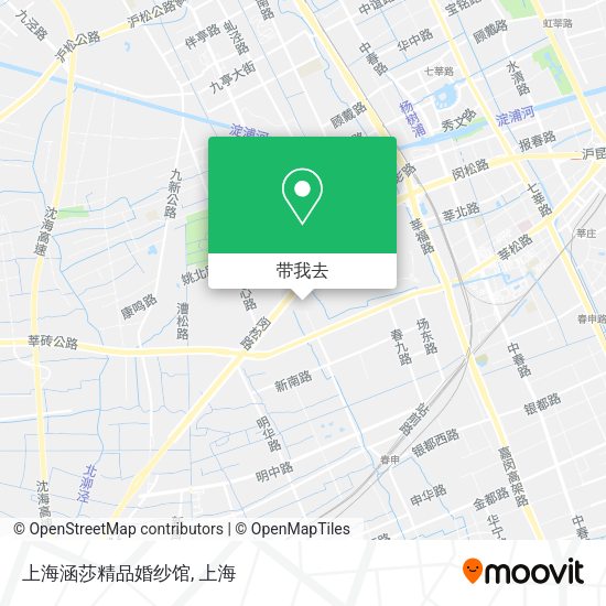 上海涵莎精品婚纱馆地图