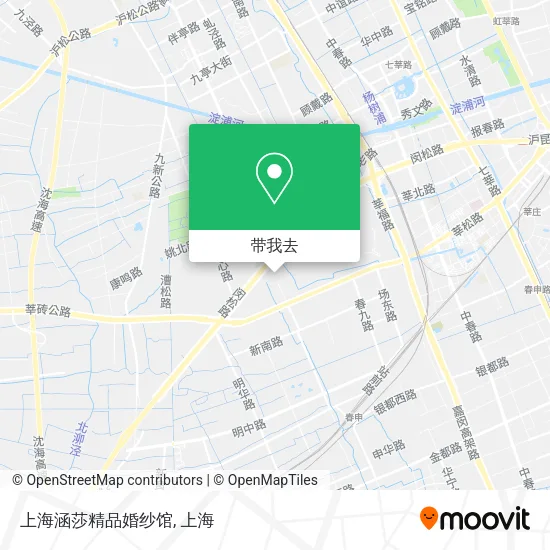 上海涵莎精品婚纱馆地图