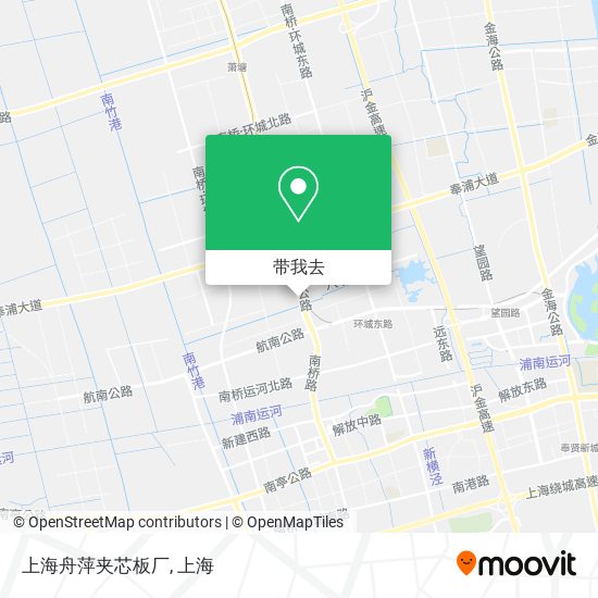上海舟萍夹芯板厂地图