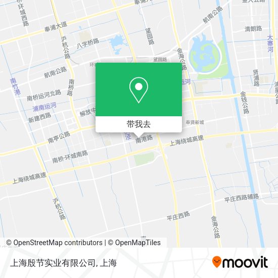 上海殷节实业有限公司地图