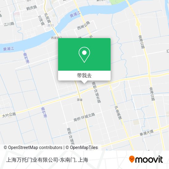 上海万托门业有限公司-东南门地图