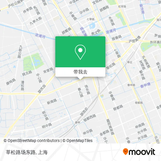莘松路场东路地图