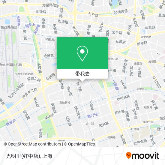 光明里(虹中店)地图
