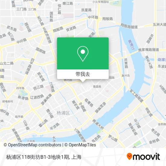 杨浦区118街坊B1-3地块1期地图