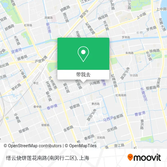 缙云烧饼莲花南路(南闵行二区)地图