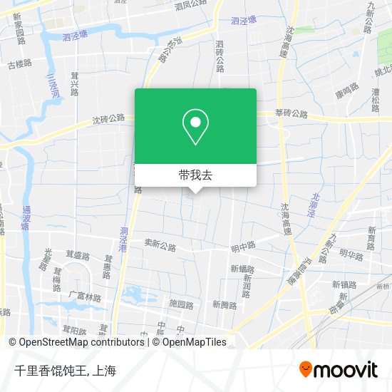 千里香馄饨王地图