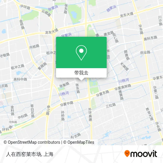 人在西窑菜市场地图