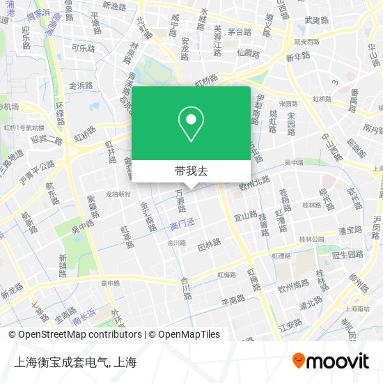 上海衡宝成套电气地图