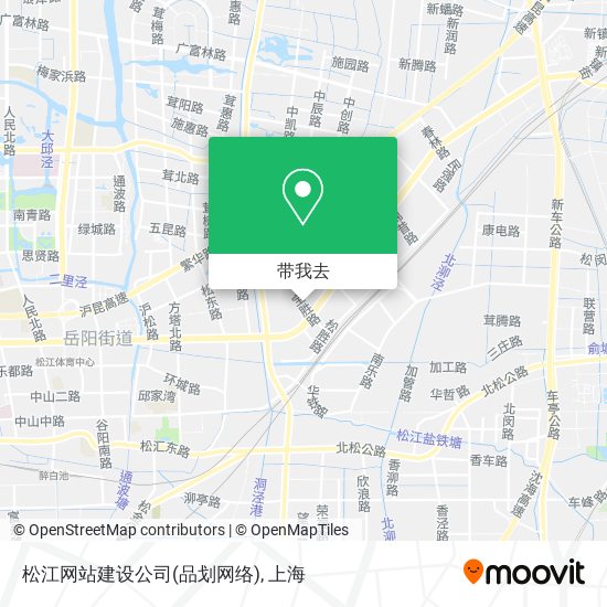 松江网站建设公司(品划网络)地图