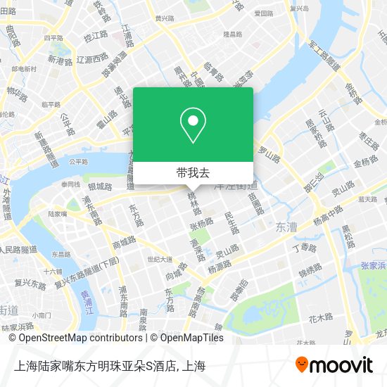 上海陆家嘴东方明珠亚朵S酒店地图