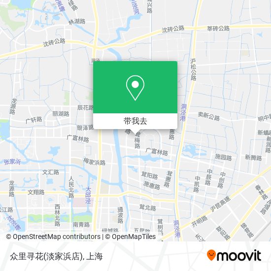 众里寻花(淡家浜店)地图