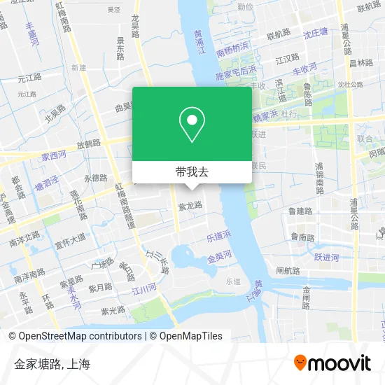 金家塘路地图
