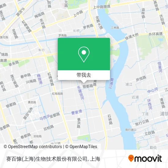 赛百慷(上海)生物技术股份有限公司地图